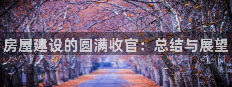 威斯汀娱乐先锋：房屋建设的圆满收官：总结与展望