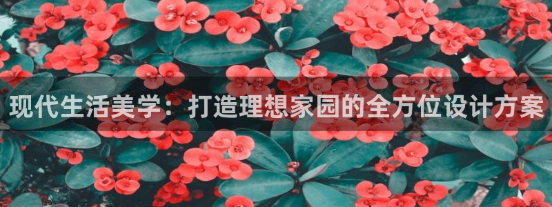 时代先锋娱乐：现代生活美学：打造理想家园的全方位设计方案