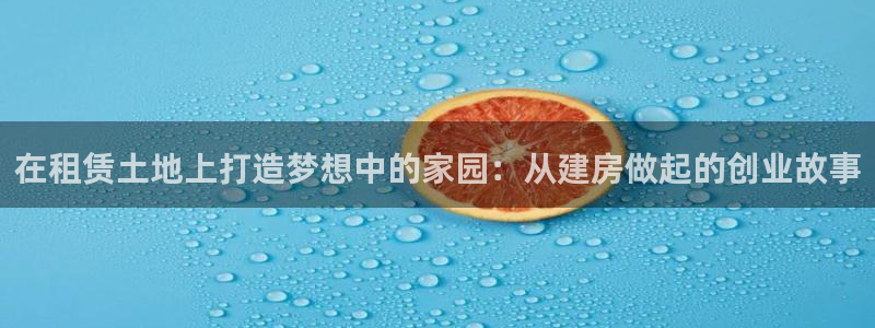 先锋娱乐游戏上分网址：在租赁土地上打造梦想中的家园：从建房做起的创业故事