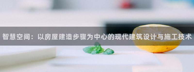 先锋娱乐团：智慧空间：以房屋建造步骤为中心的现代建筑设计与施工技术