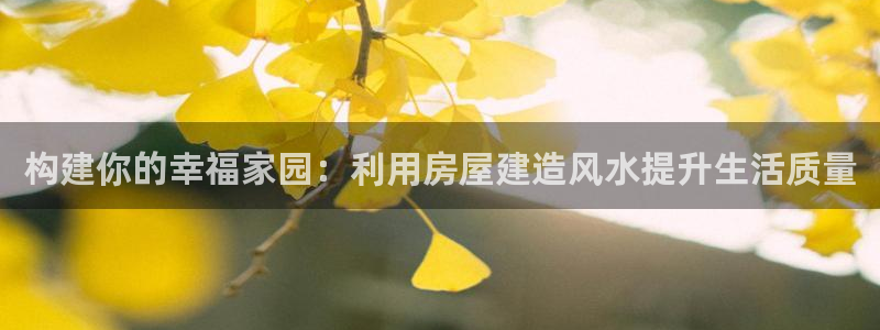 先锋娱乐大厅有挂吗：构建你的幸福家园：利用房屋建造风水提升生活质量